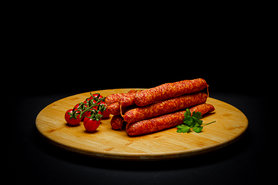 Gerookte droge worstjes