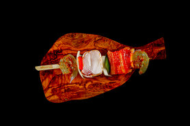 Gevarieerde visbrochet